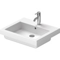 Duravit Vanity basin 55 cm Vero white with of with tp 1 th WG 03155500001